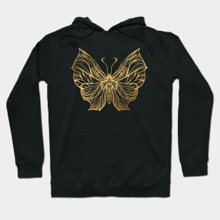 Gold Butterfly Hoodie